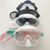 Masque de natation à grande vue anti-buée Lunettes de plongée en apnée