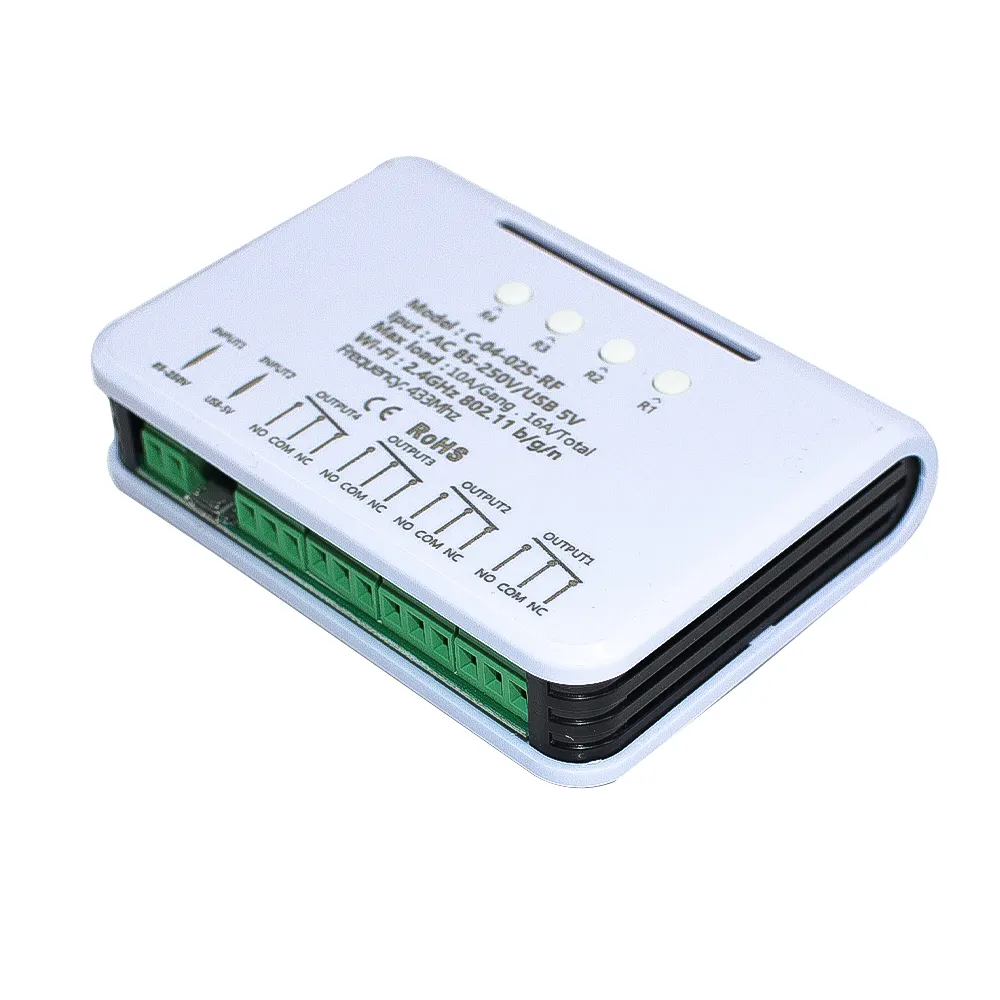 SMG Ewelink 220V 4CH Wifi interruttore di controllo remoto wireless modulo fai da te relè 10A ricevitore RF 85-250V eWeLink APP interruttore della luce intelligente
