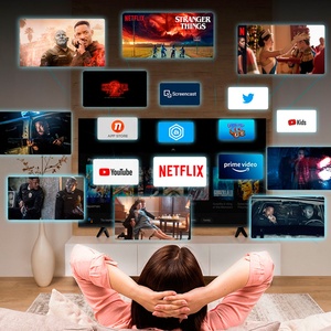 Televisor LED Inteligente QLED 4K UHD de 55 Pulgadas con Sistema Operativo Android, WiFi, Control Remoto <span class=keywords><strong>por</strong></span> Voz, Ultra Delgado, para Hogar y Hotel - Product Image 2