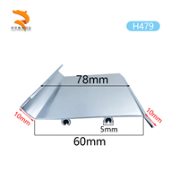 Grille de ventilation en alliage d'aluminium pour système CVC, profil en T, lames anti-pluie, service de découpe