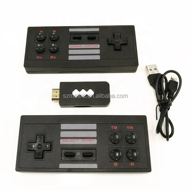 Wholesale Y2 8 Bit Mini HD Video Game Consoles 1500 Games TV Consola 4K Retro Game Stick With Dual Gamepads