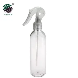 8 oz plastik pet şişe üreticileri toptan sprey şişeleri 230ml pompa püskürtücü memesi temizleyici püskürtme