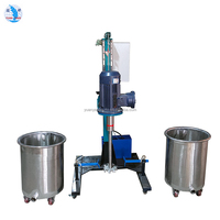 20-100L Variable Haute Vitesse Peinture Disperseur Mélangeur Électrique De Levage De Dispersion Dissolveur Dispersion De Mélange Machine 1.5KW/2.2KW
