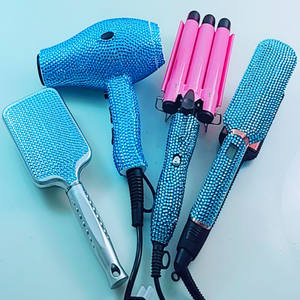 Juego de Herramientas para el Cabello, 3/4/5/6 Piezas, Herramientas de Peluquería Profesionales, Secador de Pelo y Rizador Triple con Brillo - Product Image 4