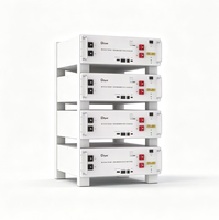 Batterie LiFePO4 Deye 5,12 kWh 51,2 V à montage en rack, batterie ESS standard 19 pouces pour système de sauvegarde d'énergie solaire hybride domestique