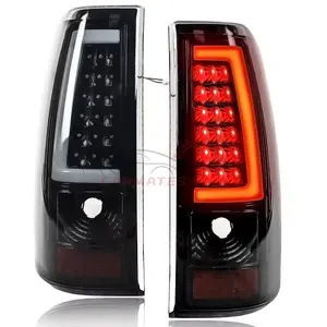Taillight For 2003-2006 Chevrolet Chevy Silverado LED Tube Tail Brake Lights Rear Lamps Smoke GM2800174 GM2801174