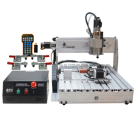 6040Z-2200W CNC Routeur 2200W USB Port Machine De Gravure 2.2KW Vis À Billes 3 axes 4 axes En Option Mach3 220V 110V Forage Fraisage