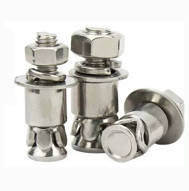 M6*25 M6*32 M8*32 M8*35 Stainless Steel 304 Marble Fixing Back Bolt Knock-in Anti-seismic Back Bolt Expansion Anchor Bolts