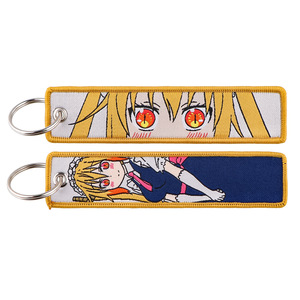 100 styles en gros de porte-clés en tissu imprimé d'anime japonais, <span class=keywords><strong>Inuyasha</strong></span>, Miku, Darling in the Franxx - Product Image 5