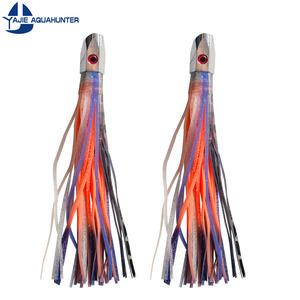 Señuelo de pesca Yajie Aquahunter para calamares, cebo de pulpo con cabeza de cobre 01, señuelo de pesca en agua salada, cebo de fondo, pesca de arrastre desde embarcación - Product Image 1