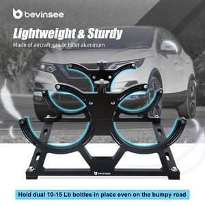 BEVINSEE Billet Aluminio Dual 7 ''Kit de soporte de botella nitrosa para ambas botellas nitrosas de 10LB y 15LB - Product Image 6