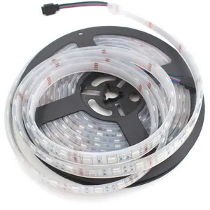 12V Submersible Waterproof IP68 5050 RGB Underwater LED Strip Swim Light for Swimming Pool Decoration LED Rope Light RGB 12V