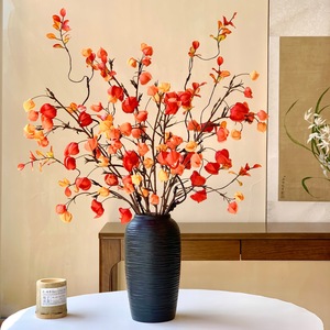 Flores Artificiales Muyu Chronicles, Ramas Individuales de Frutos Rojos de Seda, Decoración para el Hogar de Año Nuevo - Product Image 1