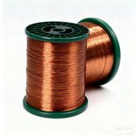 Fil de cuivre émaillé pour applications industrielles, température 250°C, conforme ROHS, pour applications automobiles et de construction, bobinage d'inducteurs à noyau d'air IP65, chauffage