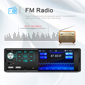 Reproductor MP5 de 1 DIN y 4 Pulgadas con Carplay, Android Auto, FM, Bluetooth, Pantalla Táctil IPS, Radio para Auto con Soporte para Cámara Trasera HD para Estéreo Universal de Auto - Product Image 4