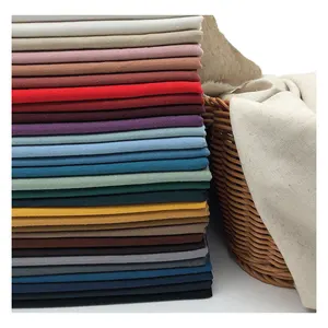 100% linen fabric 160gsm linen sandwashed clothing fabric french linen with high quality