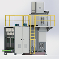 Feutre non-tissé de poinçon d'aiguille de TONGDA faisant la ligne de production de machine pour le conseil acoustique