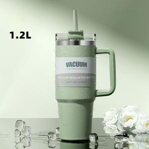 40oz 1200ml Taza de acero inoxidable aislada de gran capacidad Refrigeración personalizada 304 King Cup para uso de regalos de negocios de automóviles - Product Image 6