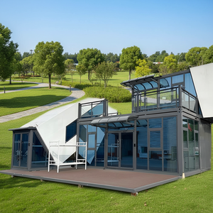 <span class=keywords><strong>Casa</strong></span> Prefabricada de Oficina Moderna y Lujosa de 40 Pies de Ancho, Resistente, Estándar Australiano, <span class=keywords><strong>Casa</strong></span> Contenedor Personalizada en Paquete Plano - Product Image 1