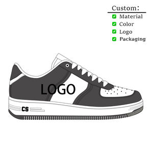 高品質メンズ本革スニーカーレースアップウォーキングシューズカスタマイズロゴスポーツシューズオールシーズン - Product Image 5