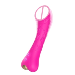 Vibrador de Pene Artificial, Juguete de Masaje para Masturbación, Dildo Simulado de Una Sola Cabeza, Vibración Telescópica, Impermeable, Ecológico - Product Image 5