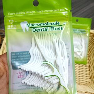 R342 Sac de fil dentaire en plastique extra fin, bâtonnets de fil dentaire jetables portables, cadeau de nettoyage, offre à 1 yuan - Product Image 1