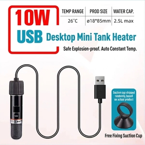 <span class=keywords><strong>Calentador</strong></span> de Acuario <span class=keywords><strong>USB</strong></span> JSD de 10 W Mini 26 ℃   Cargador de Batería Externo y Cargador de Teléfono con Temperatura Constante para Peceras Pequeñas de 2.5L - Product Image 4