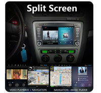 Radio para Auto Android con Carplay Inalámbrico, Multimedia para Skoda Octavia Mk2 A5 2004-2013, WIFI, Bluetooth, GPS, Navegación