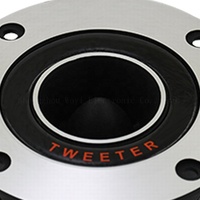 Speaker Tweeter Super Bullet dengan Diafragma Aluminium dan Voice Coil 25.4mm untuk Mobil