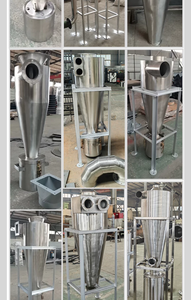 Tube de dessin personnalisé collecteur de poussière industriel collecteur de purification de l'environnement séparateur <span class=keywords><strong>cyclone</strong></span> en acier inoxydable - Product Image 2