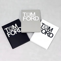 Livres de décoration de table basse, noir et blanc, gris, TOM, livres de simulation anglais, pages qui tournent, ornements, accessoires de bureau, accessoires photo