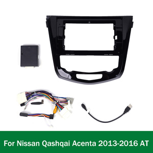 Navegación GPS del coche Panel para <span class=keywords><strong>Nissan</strong></span> <span class=keywords><strong>Qashqai</strong></span> 2013-2016 <span class=keywords><strong>Pantalla</strong></span> de 10 pulgadas 2 Din Android tablero Radio Estéreo PVC Panel Frame - Product Image 3