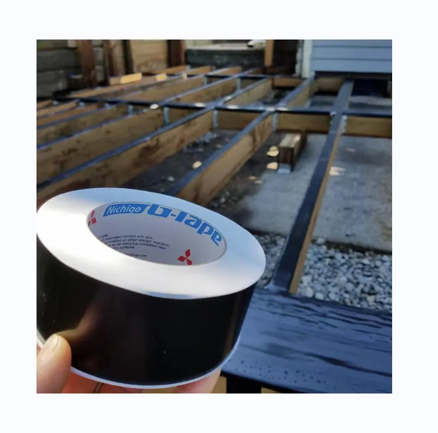 Deck Joist Tape Butyl Protective Wood Deck Joist Repair Waterproof Anticorrosive Tape