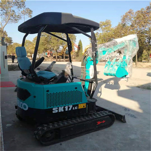 Excavadora de orugas hidráulica usada Original KOBELCO SK17 de 1,7 toneladas, miniexcavadoras de segunda mano para granja y hogar - Product Image 6