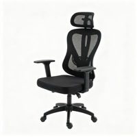 Silla de Oficina Ergonómica Moderna con Respaldo Medio de Malla, Transpirable, Ajustable, con Soporte Lumbar, Giratoria, con Ruedas Silenciosas, Venta al por Mayor