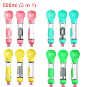 Gran oferta, dispensador de agua portátil 4 en 1 para mascotas, dispensador de agua portátil, botella de agua para perros, cuenco para mascotas - Product Image 3