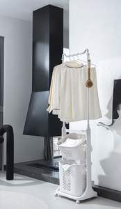 Tendedero con Ruedas al por Mayor, Tendedero Interior para <span class=keywords><strong>Ropa</strong></span>, Perchero para <span class=keywords><strong>Ropa</strong></span> de Bebé, Rodante, Desmontable y Extraíble - Product Image 4