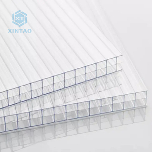 Xintao <span class=keywords><strong>coloured</strong></span> đôi tường 4mm nóng bán PC tấm rỗng tùy chỉnh tấm <span class=keywords><strong>polycarbonate</strong></span> cho Skylight - Product Image 3