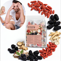 Thé énergétique pour hommes aux herbes naturelles à étiquette privée personnalisable, vitalité sexuelle améliorée, maca, ginseng, thé aux dix trésors pour les reins