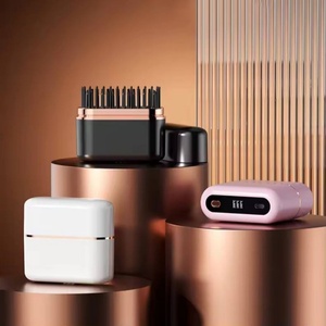 Nouvelle mini brosse lissante sans fil électrique, peigne chauffant portable pour coiffure - Product Image 5