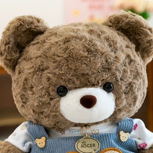 New Design Kawaii <strong>Teddy</strong> <strong>Bear</strong> with Cute Dress Brown <strong>White</strong> <strong>Bear</strong> High Quality Joint Removable <strong>Bear</strong> Plush Toy for Christmas Gifts - Product Image 3