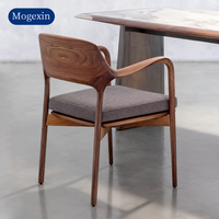 Chaise de salle à manger en bois européenne de luxe moderne pour hôtel, café, salon, utilisation en extérieur - Meubles commerciaux confortables