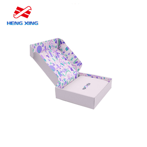 HENGXING Pink Shipping Corrugated box carton Custom Printed Packaging Mailer Boxes With Logo