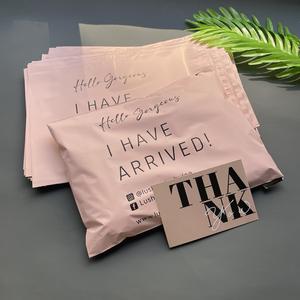 Sobre <span class=keywords><strong>de</strong></span> Correo Personalizado Rosa con <span class=keywords><strong>Código</strong></span> QR y Logotipo, Bolsa <span class=keywords><strong>de</strong></span> Envío Impresa con Agradecimiento, Impermeable, para Pequeñas Empresas - Product Image 5