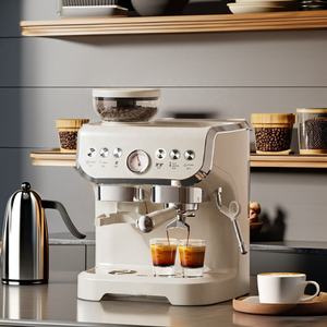 Cafetera Espresso Profesional para el Hogar y Comercial de 19 Bares, Automática 4 en 1, Cappuccino, Acero Inoxidable - Product Image 4