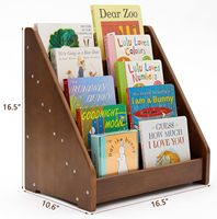 Étagère à livres Montessori pour enfants, présentoir de livres en bois pour chambre à coucher, salle de classe, organisateur