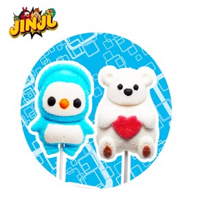 Vente en gros de guimauves en forme d'ours polaire et de pingouin, tendance TikTok, en coton sucré, saveur fruitée, boîte de friandises pour enfants, nourriture halal - Product Image 3