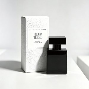 Botella de Perfume Cuadrada Negra de 100 ml, Aromas Personalizados, Venta al por Mayor, Perfume en Aerosol Vacío para Hombre y Mujer - Product Image 1