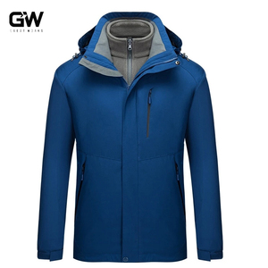 Custom Logo Hooded <strong>Waterproof</strong> Windbreaker Jacket Long Warm Winter Outdoor <strong>Coat</strong> with Zipper Closure <strong>Plus</strong> <strong>Size</strong> Feature - Product Image 5