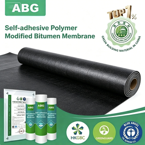Feuille d'étanchéité en asphalte modifié auto-adhésive anti-humidité avec fonction de pré-couche, membrane imperméable pour fondation en béton - Product Image 1